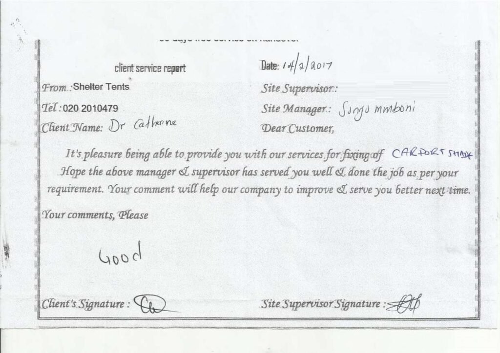 dr.catherine carport shade