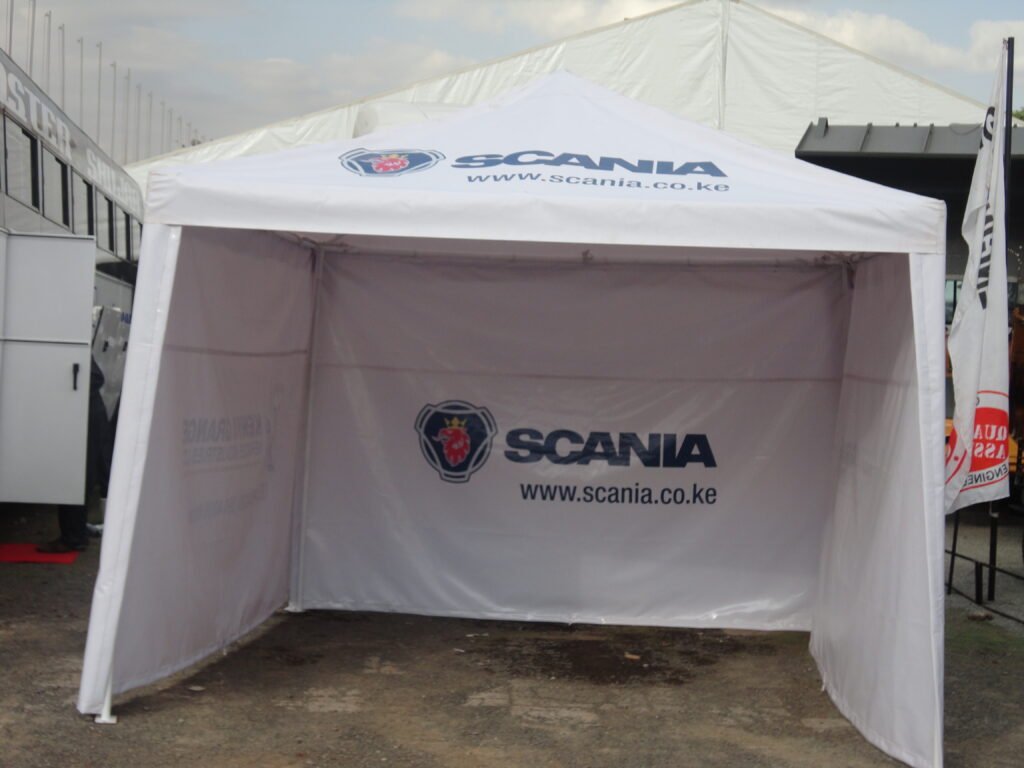 branded tent