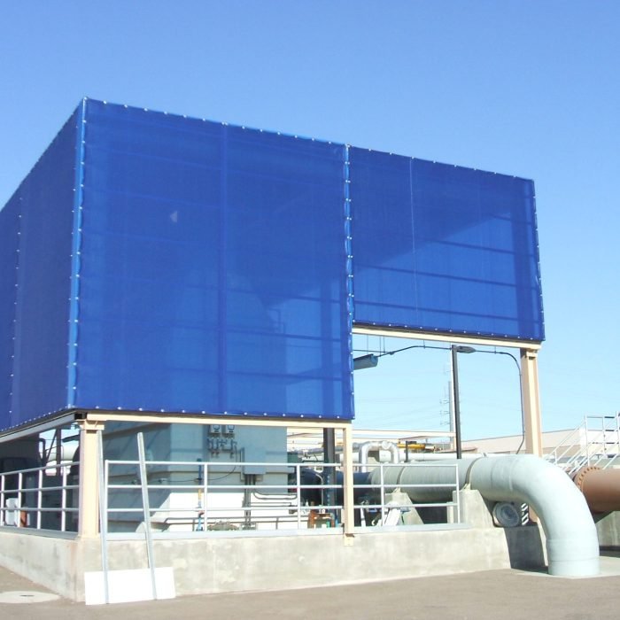 water reclamation plant netting 